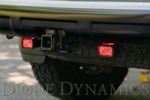 Toyota 4Runner Backup Light Kit - Rear - Diode Dynamics - Stage Series Reverse Light Kit C2 Pro - Red - `10-`24